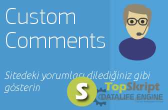 МОДУЛЬ CUSTOM COMMENTS V.1.0 ДЛЯ DLE 10.4