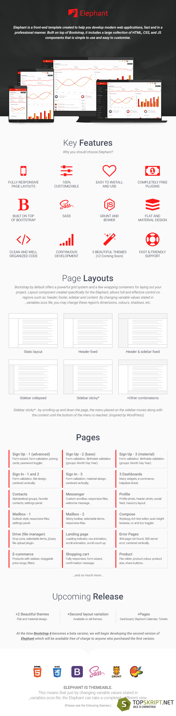 Elephant Template (Шаблон)