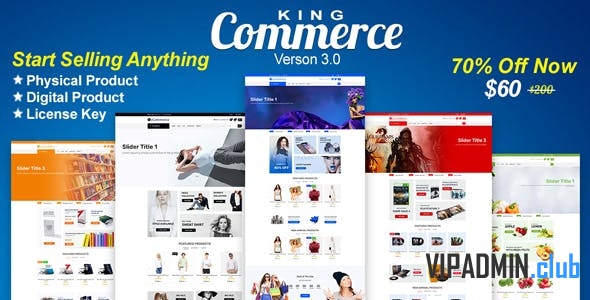 KingCommerce v3.0 - система управления электронной коммерцией