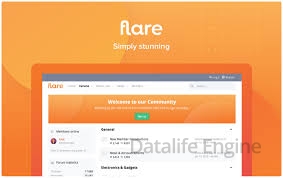 Flare шаблон для Xenforo