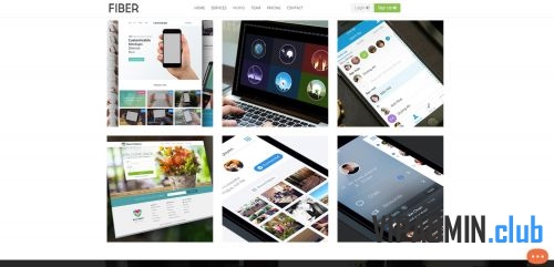 WT Fiber. Стильный бизнес-шаблон для Joomla 3.