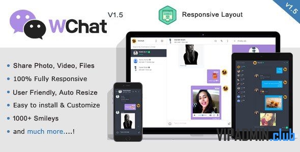 WChat 1.5 - PHP Скрипт онлайн чата