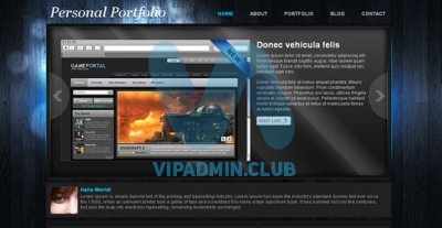 BlueWood - Бесплатный html шаблон