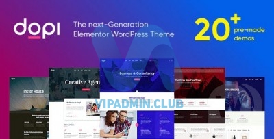 Dopi v1.2.2 - Elementor универсальная тема WordPress