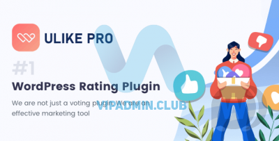 WP ULike Pro 1.5.5 - #1 плагин рейтинга WordPress