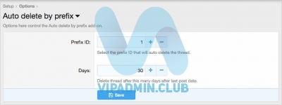 Auto delete by prefix 1.0 - автоматическое удаление тем на основе префикса XenForo 2