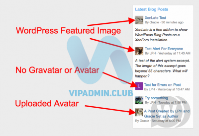 XenLate 1.1.0 - последние сообщения c WordPress на XenForo 2