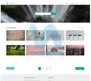 АДАПТИВНЫЙ HTML ШАБЛОН ДЛЯ ФОТО-БЛОГА — CATALOG-Z