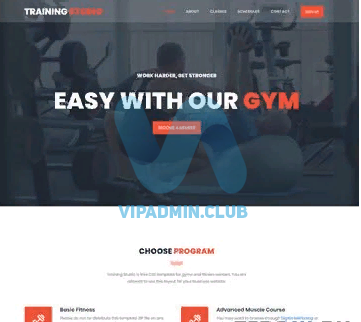 TRAINING STUDIO — АДАПТИВНЫЙ HTML ШАБЛОН САЙТА О СПОРТЕ