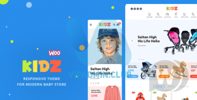 KIDZ v4.3.1 - шаблон магазина детских товаров WordPress