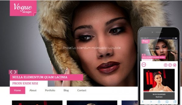 HTML ШАБЛОН ДЛЯ МОДНОГО САЙТА — VOGUE