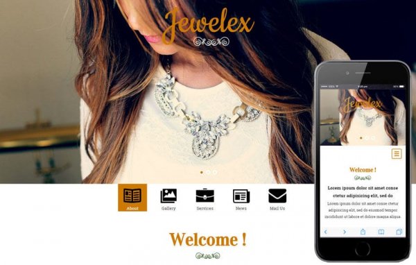 HTML ШАБЛОН ЮВЕЛИРНОГО САЙТА — JEWELEX