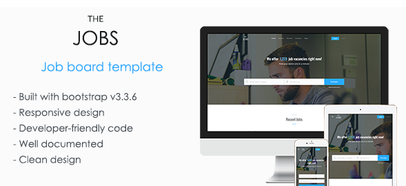 БИЗНЕС ШАБЛОН HTML САЙТА — THEJOBS