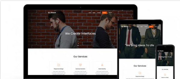 БИЗНЕС ШАБЛОН HTML САЙТА — STACK