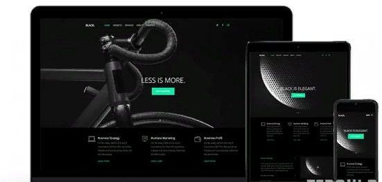 БИЗНЕС ШАБЛОН HTML САЙТА — BLACK