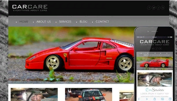 АВТО ШАБЛОН HTML САЙТА — CAR CARE