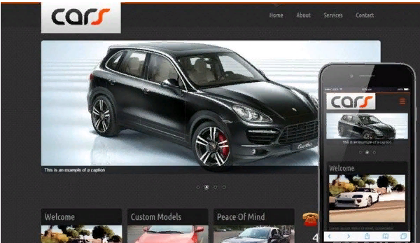 АВТО ШАБЛОН HTML САЙТА — CARS