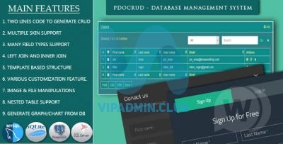 PDO Crud v4.8 - управление базой данных