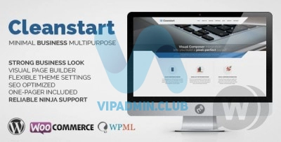 Cleanstart v2.0 - бизнес тема WP