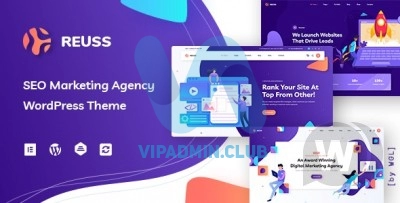 Reuss v1.0.5 - тема WordPress для маркетингового агентства SEO