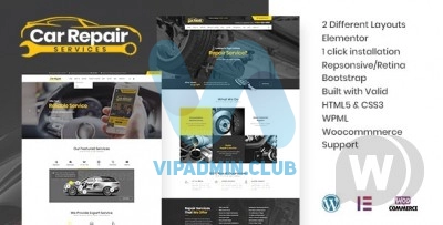 Car Repair Services v3.8 - услуги по ремонту автомобилей и автомеханики WordPress