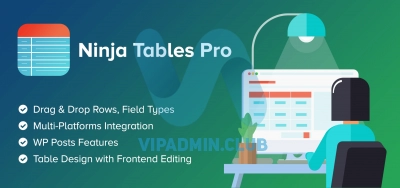 Ninja Tables Pro v4.1.5 - конструктор таблиц для WordPress