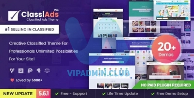 Classiads v5.9.2 - шаблон для объявлений WordPress