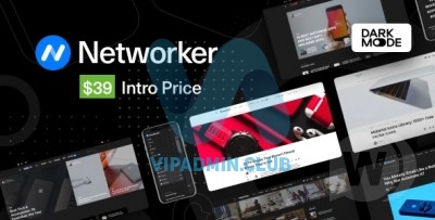 Networker v1.0.5 - тема WordPress для новостей о технологиях