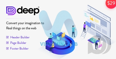 Deep v4.3.4 - премиум шаблон для WordPress