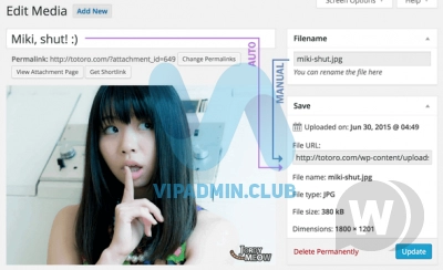 Media File Renamer Pro v5.1.6 - переименовать файлы WordPress