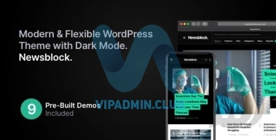 Newsblock v1.1.2 - новостной шаблон WordPress