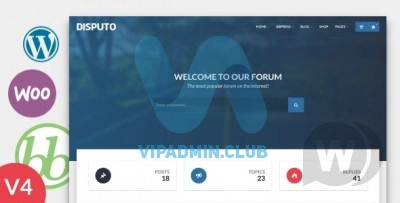 Disputo 4.3 - тема форума WordPress bbPress