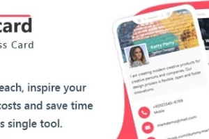 QuickVCard v1.6  - скрипт для цифровой визитки (SaaS)