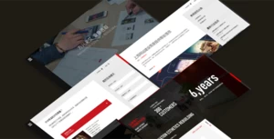 Адаптивный html шаблон веб-сайта компании информационных технологий