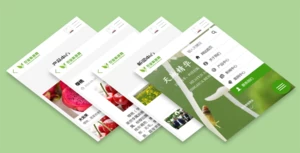HTML шаблон для мобильного микро-официального сайта агротехнологической компании
