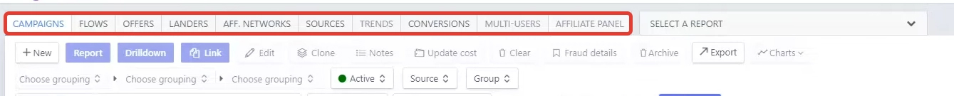 Интерфейс Peerclick
