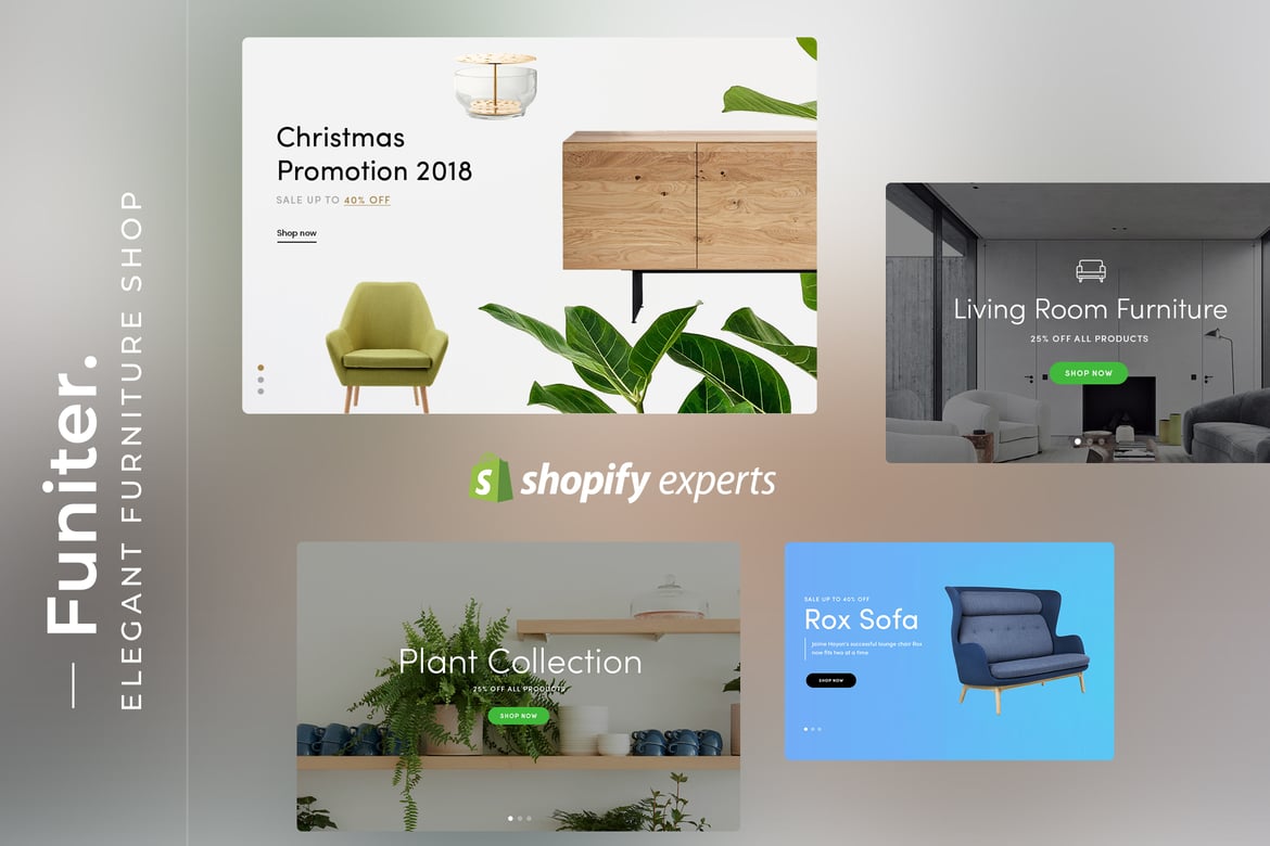 Funiter - магазин элегантной мебели для Shopify