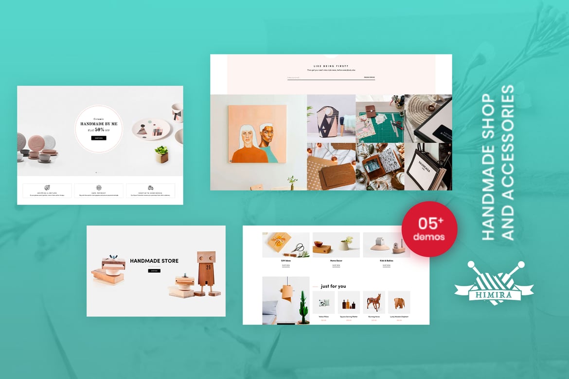 Himita - тема Shopify для магазина ручной работы и аксессуаров