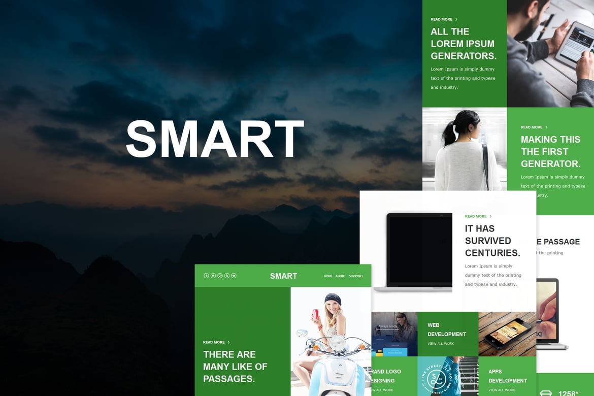 Smart Mail - Адаптивный шаблон электронной почты