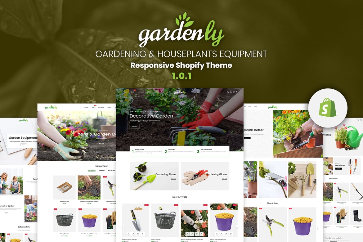 Gardenly | Тема Shopify для садоводства и комнатных растений