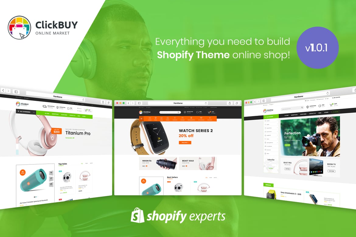ClickBuy | Адаптивная тема Shopify для нескольких магазинов