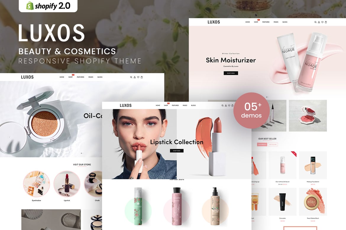 Luxos - тема Shopify для красоты и косметики