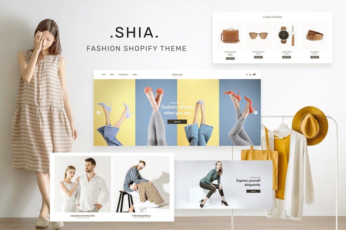Shia - современная и простая тема Shopify