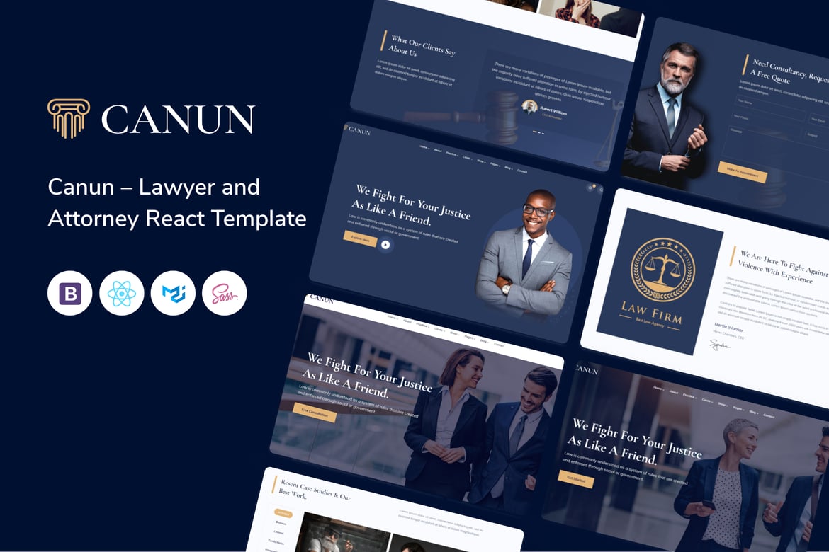 Canun — Шаблон реакции адвокатов и адвокатов