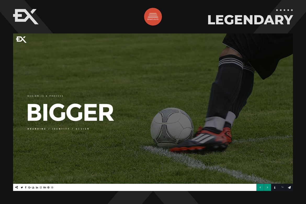 Legendary - Премиум строящийся шаблон