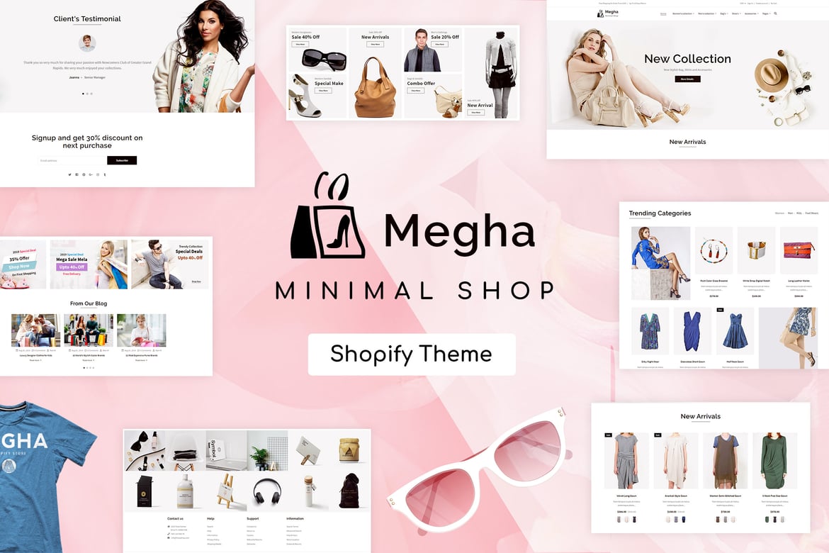 Мега - Магазин модной одежды Shopify