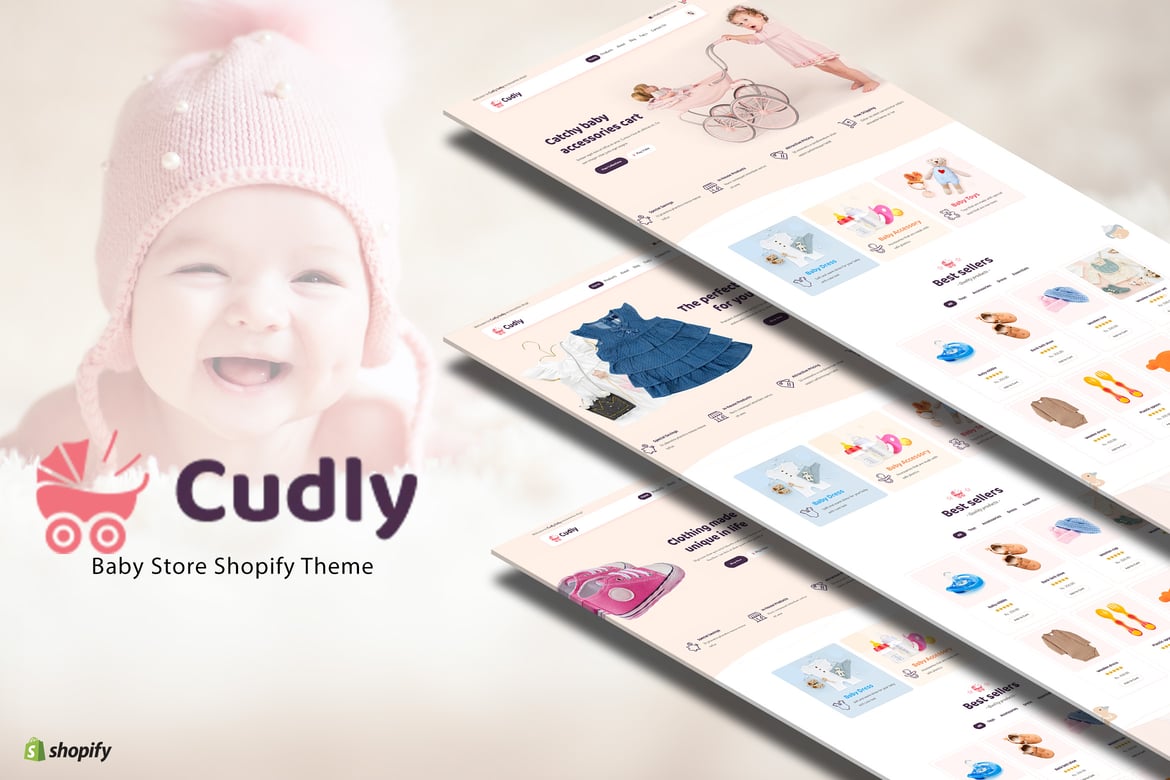 Cudly - Магазин игрушек, тема Shopify для новорожденных