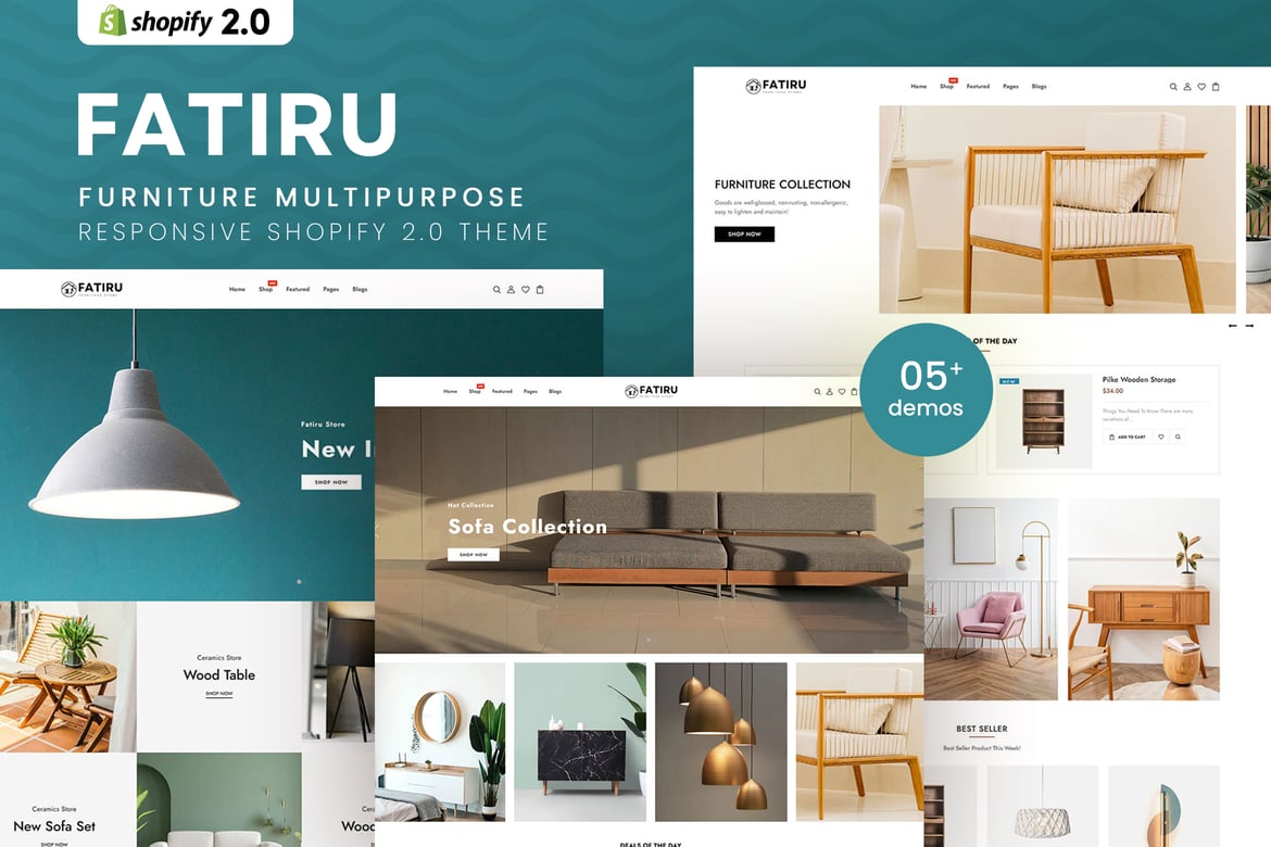 Fatiru - Многоцелевая тема Shopify 2.0 для мебели
