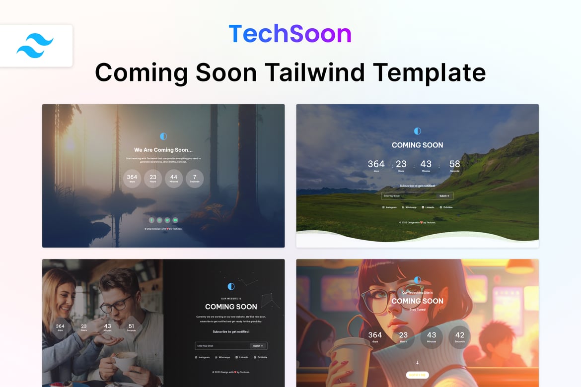 Скоро появится HTML-шаблон Tailwind - Techsoon