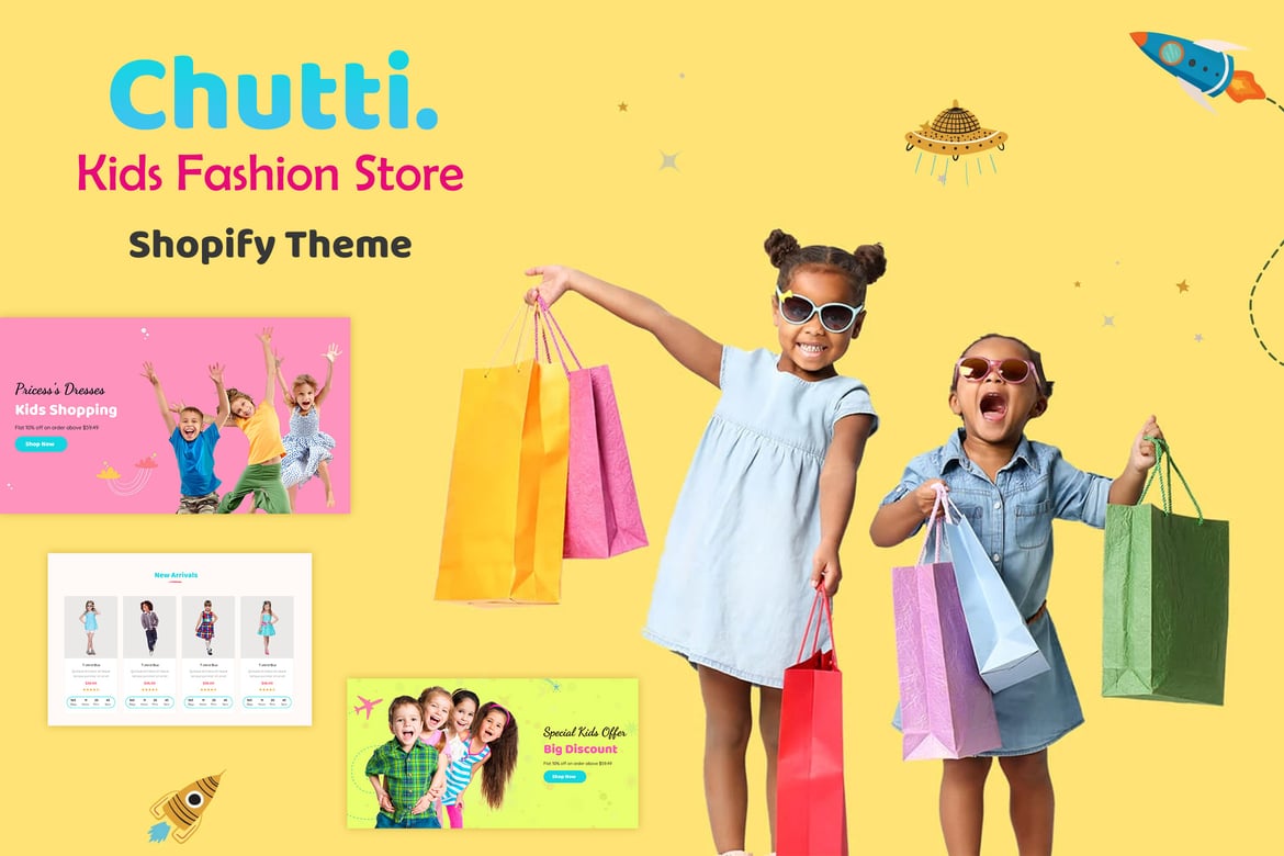 Chutti - Магазин детской одежды Shopify, магазин детской одежды Shopify